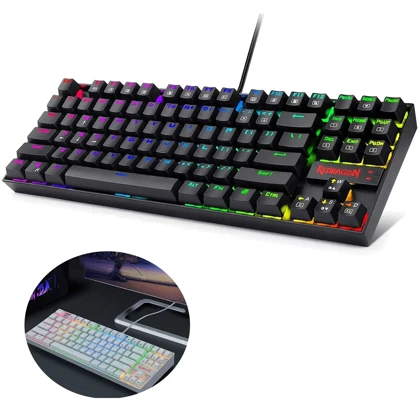 کیبورد گیمینگ سیمی ردراگون Redragon مدل K552W-RGB