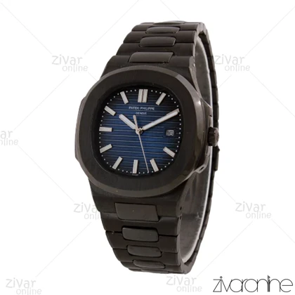 ساعت پتک فیلیپ ناتیلوس مردانه مشکی سرمه ای 105613