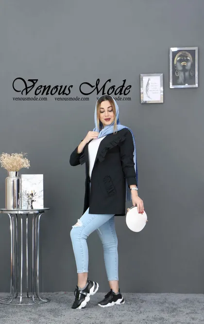 مانتو داکرون یقه چین