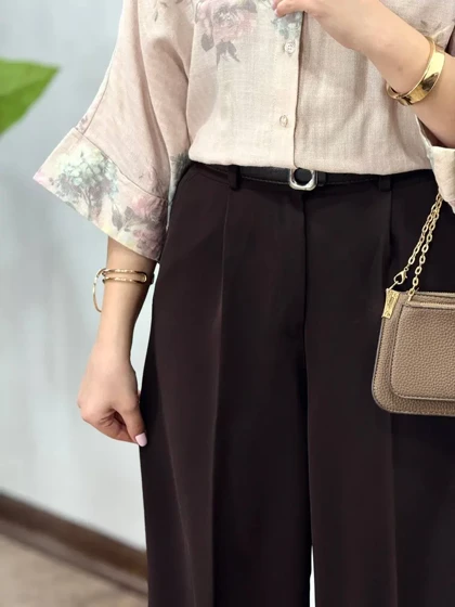 شلوار دمپا کرپ سان لومن