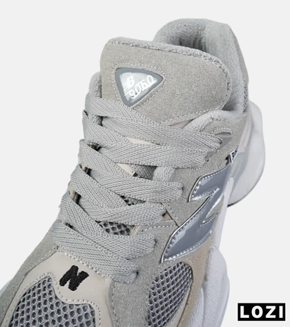 کتانی نیوبالانس 9060 طوسی کرم مدل 9215 کفش اسپرت مردانه و زنانه