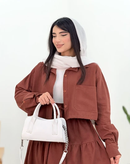 کراپ و دامن اریکا(106)کد:5243