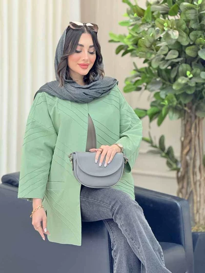 مانتو برش‌دار بغل چاک