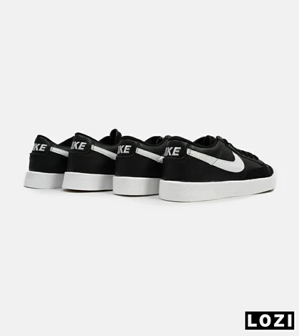 کفش نایک مردانه و زنانه مشکی سفید Nike Blazer Low 77