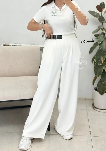 شلوار بگ کمربندی