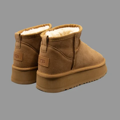 آگ کلاسیک اولترا پلتفرم فندقی Ugg Classic Ultra Platform Chestnut
