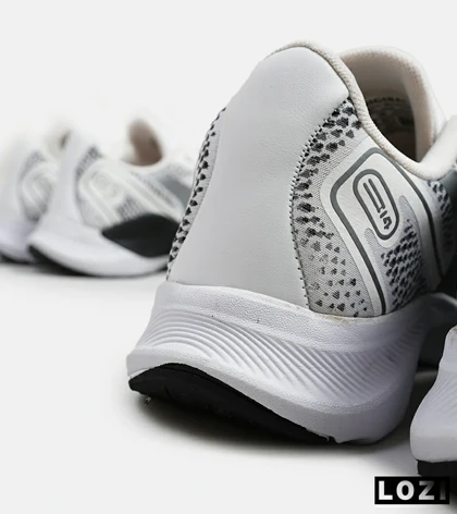 کفش کتانی مردانه سفید طوسی MIZUNO wave rider 24