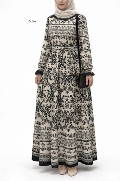 پیراهن بلند آیسو گلبرگ 1