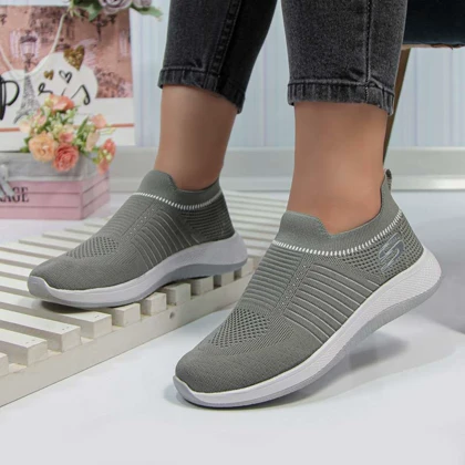 کتانی مردانه مدل اسکیچرز رنگ طوسی کد 33000