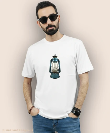 تیشرت مردانه و زنانه نوستالژی طرح فانوس