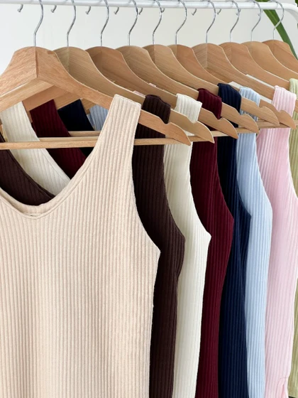 تاپ حلقه‌ای زنانه ترانه - آبی