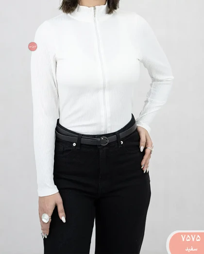 بلوزیقه ایستاده جلوزیپ 7575