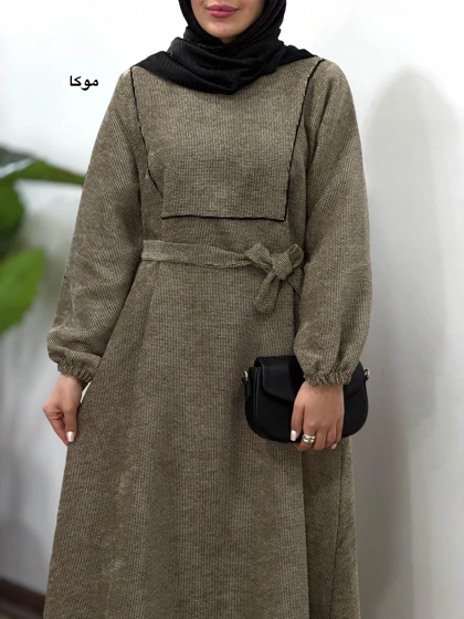 پیراهن مانتویی لمروز الیزا