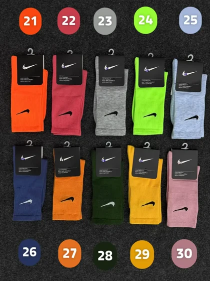 جوراب نخ پنبه ورزشی