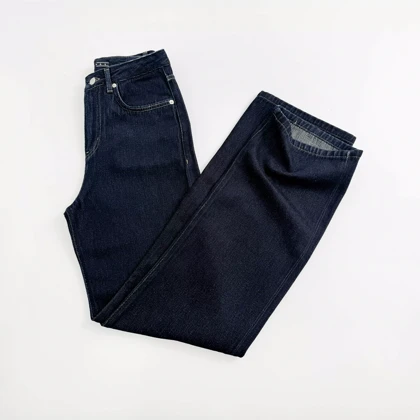 شلوار جین نیم بگ 1008233