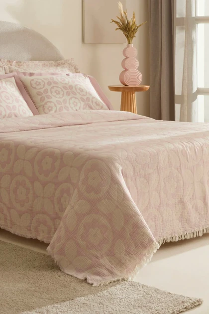 ست روتختی پیکه دو نفره Karaca Home مدل Shayla موسلین