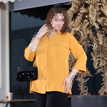 شومیز سایزبزرگ مدل شراره