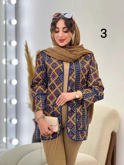 مانتو طرح سنتی آذر