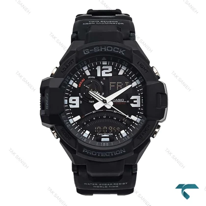 ساعت جیشاک GA-1000 مردانه بدنه فول مشکی Gshock-6569-G