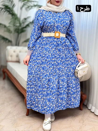 پیراهن کرپ نازیلا 3156