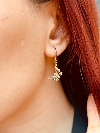 گوشواره پروانه آویز ژوپینگ M30