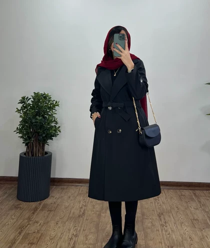 بارانی بلند راش(ایراد دار)
