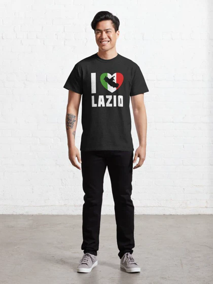 تیشرت ورزشی لاتزیو | تیشرت Lazio طرح I Love Lazio کد 147965