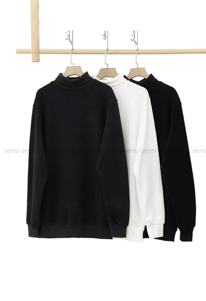 بلوز یقه اسکی مردانه کد20000018