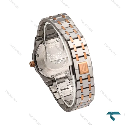 ساعت مچی AP زنانه دورنگ رزگلد صفحه مشکی AP-6755-L