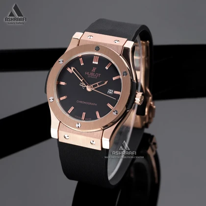 ساعت هابلوت بند رابر Hublot Classic Fusion KRG