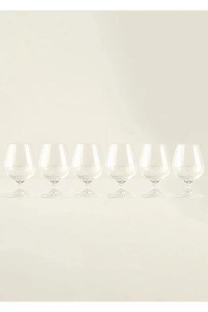 لیوان آب کنار قهوه Bella Maison مدل Columba Kristal شیشه کریستالی - طبیعی