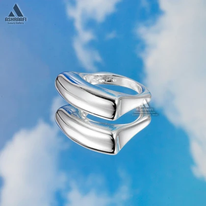 انگشتر مینیمال زنانه Irregular Chunky Ring S2