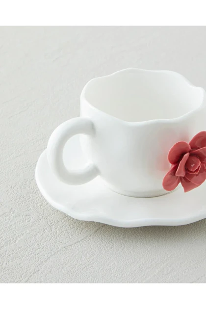 فنجان قهوه 2 نفره English Home مدل Rosea New Bone China