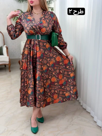 پیراهن ساتن آترین 3601