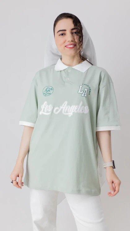 تیشرت باکسی LA