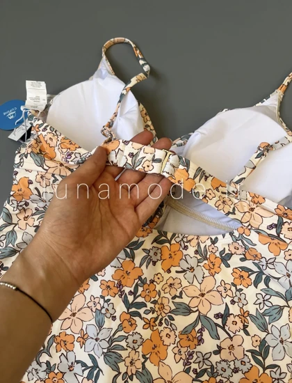 مایو یک تیکه زنانه ضد کلر برند کاپشی CUPSHE اورجینال DAA12E4E019GDXL