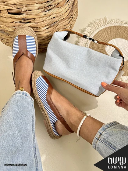 ست کیف جین بالاسگک و صندل گلسا لومانا