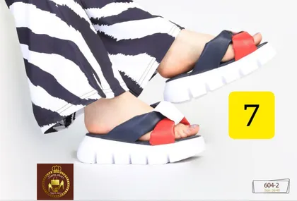 صندل دمپایی لژدار زنانه طبی 604-2