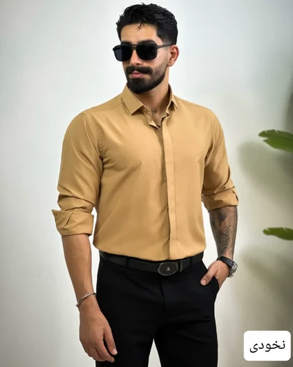 پیراهن پارچه ای ساده_کد4451