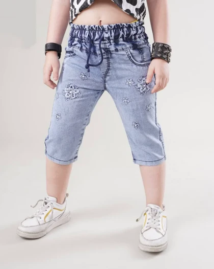 شلوارک جین دخترانه