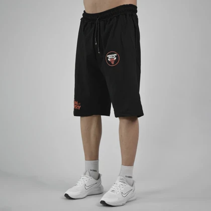 ست تیشرت و شلوارک اسپرت شیکاگو بولز مدل SPL-4B0268 مشکی