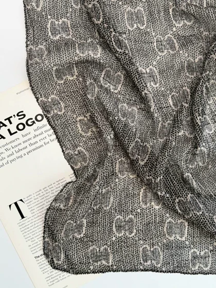 شال پلیسه طرح گوچی 20689