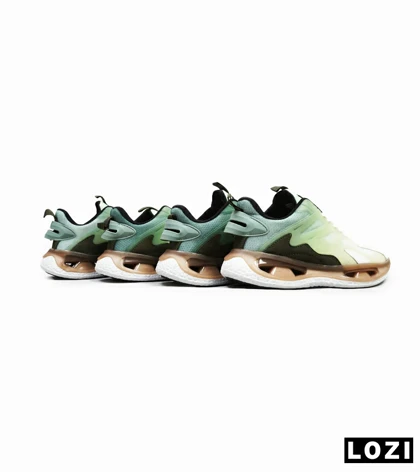 کفش کتانی مردانه سبز قهوه ای ADIDAS Customize Run