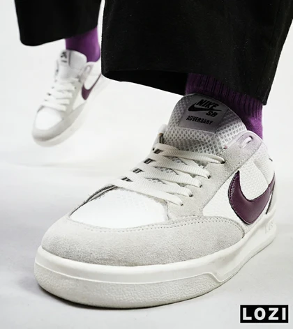 کفش کتانی مردانه سفید طوسی NIKE SB