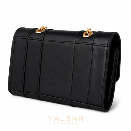 کیف دوشی زنانه چرم یلسان مدل تیکا کد 213-GN