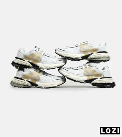 کفش کتانی مردانه و زنانه سفید کرم Nike cushlon