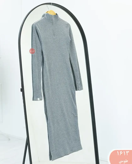 ماکسی کرکره ای نیم زیپ 1613