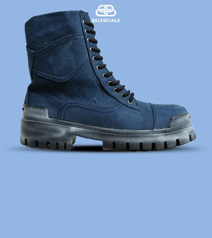 بوت مردانه سرمه ای BALENCIAGA مدل 5994