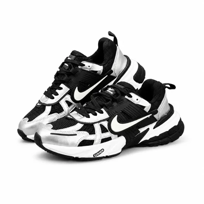کفش کتانی مردانه نایکی v2k مشکی نقره ای NIKE V2K
