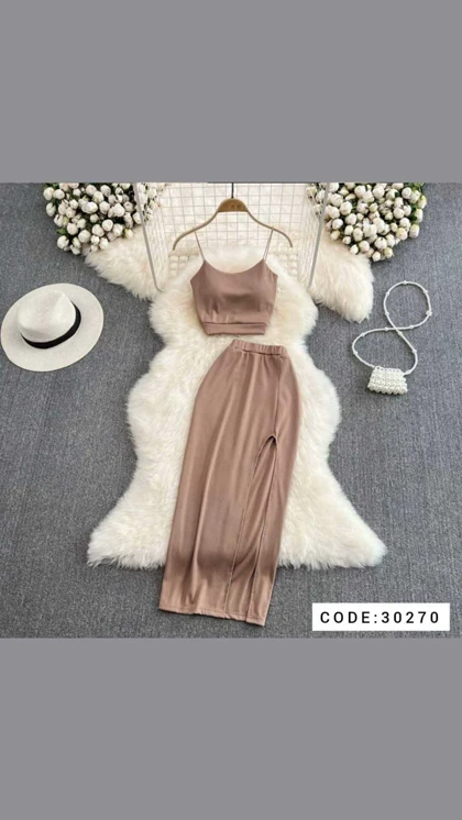 نیم‌تنه و دامن کاپ‌دار 30270